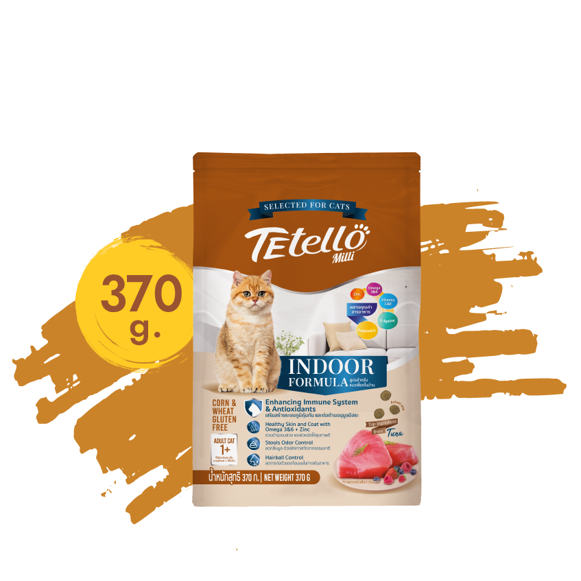 Tetello, cat food, อาหารแมว, 370 g.